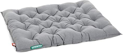 Doctor Bark Hundekissen Urban - orthopädisches Hundebett für große Hunde - waschbar bis 95°C - robuste Indoor/Outdoor Hundematratze - Made in Germany (XL - 90x70 cm, Hellgrau)