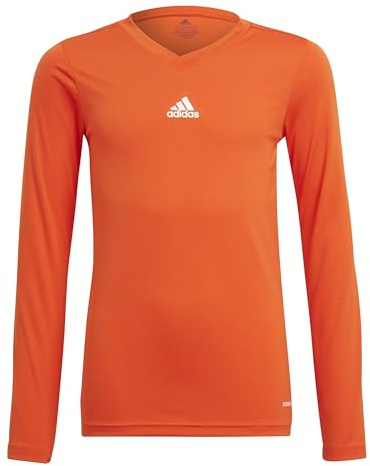 adidas Niños Team Base Youth Shirt, Team Orange, 11-12 Years