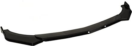 Lip Body Kit Spoiler Paraurti Anteriore Anticollisione 5 Pezzi Installazione Facile Universale per Auto (Nero lucido)