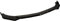 Lip Body Kit Anti-colisión Parachoques Delantero Spoiler 5 Piezas Universal Fácil Instalación para Coches (Negro Brillante)
