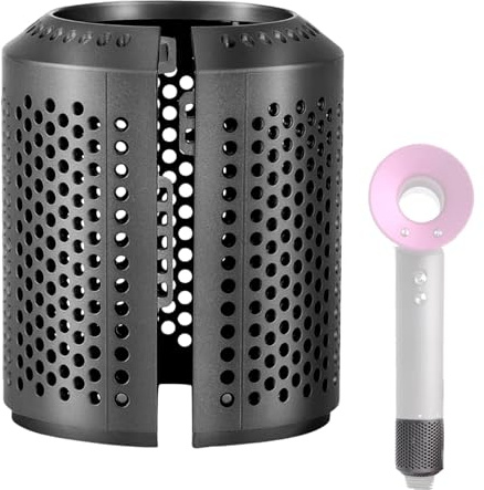 Hair Dryer Dustproof Universal Filter Cover for Dyson HD01 HD03 HD08 HD15 | Detachable Hair Dryer Outer Strainer, Filter Cage Replacement Parts