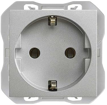 SIMON 270 | Base de enchufe schuko aluminio 20000432-093