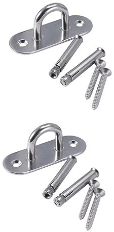 BESPORTBLE Deckenhaken Ringe 2st Ringhalter Trainerhalterung Für Yoga Turnringe Gymnastikringe Für Yoga Deckenhalterung Für Yaga Sandsack Anschließen Ring Wand Schwenkhaken