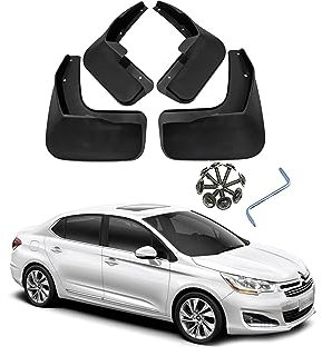 SaVgu Parafango, for Citroen C4 C4L 2013-2017 Paraspruzzi Anteriori e Posteriori Personalizzati modellati Paraspruzzi Paraspruzzi Kit 4 Pezzi Accessori Auto