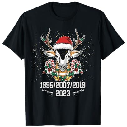 Südafrika Rugby Weihnachten Bokke Rugby 2023 T-Shirt