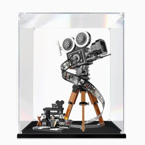 Acryl-Vitrine für Lego Kamera 43230, staubdichte transparente Vitrine, Modell-Sammler-Vitrine (Modell nicht im Lieferumfang enthalten) (3 mm)