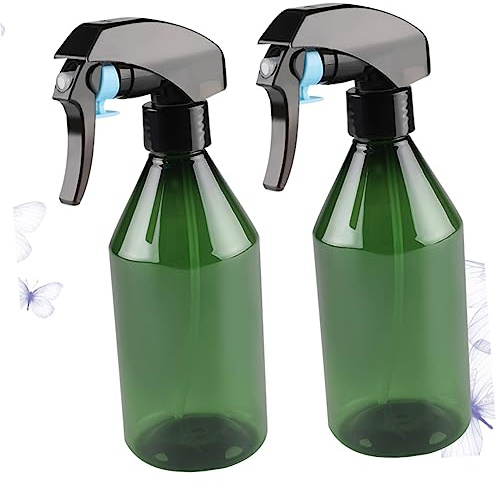 HONMEET Botella Pulverizadora de 300ml de Plástico Verde, 2 Unidades