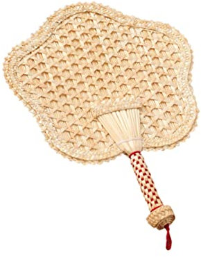 HAWILLOSCH Adornos De Abanico Espadaña Abanico Mano Para Decoración De Hogar Para Accesorios De Verano Salas De Estar