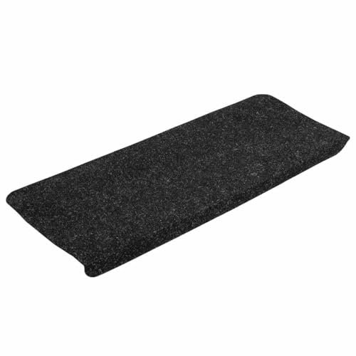 vidaXL Stufenmatten Selbstklebend 30 STK. Anthrazit 65x24,5x3,5 cm, Treppenmatten, Treppenteppich, Stufenteppich, Treppenschoner, Treppenschutz