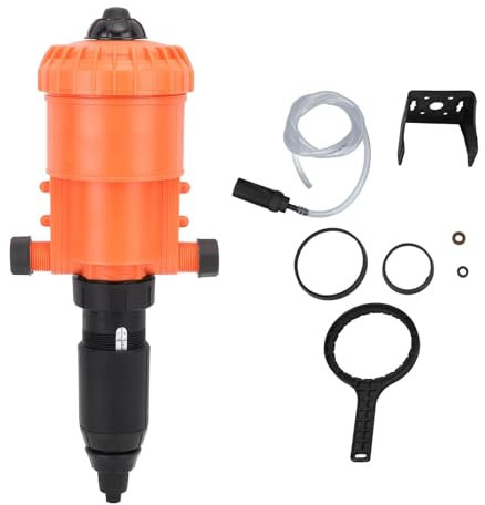 Pompe à Dosage de L'injecteur D'engrais 1 à 5%, Pompe de Dosage Automatique du Distributeur de Liquide Chimique Automatique avec Fil Masculin G3 / 4 pour le Jardin D'irrigation