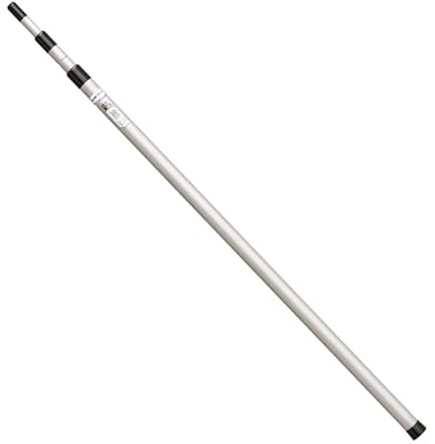 Amig - Perche télescopique en Aluminium - Perche Extensible jusqu'à 2,4 mètres - Perche Compatible avec Plusieurs Outils de Jardinage - Légère et Robuste - Idéale pour Les travaux en Hauteur