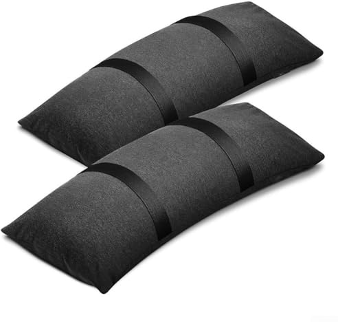 Outdoor Patio Umbrella Base Weight Sandbags, 22.2 kg Heavy Duty Fillable Weights With Carry Handle for Garden Cantilever Offset Market Umbrella, 2 Pack