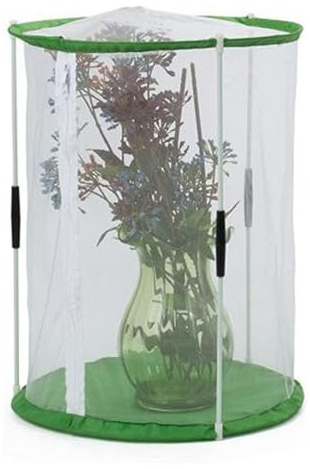 Schmetterlingshabitat,30 x 40 cm Schmetterlingsaufzuchtset Mit Reißverschluss | Faltbare Pflanzenabdeckung Für Wissenschaftliches Projekt Gartenbeobachtung Zuchtbeobachtung