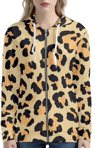 Beauty Collector Womens Zipper Up Oversized Hoodie Long Sleeve Jackets