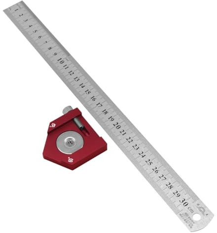 Vibsky Calibro 300mm della marcatura dell'alluminio e dell'acciaio per lo strumento di disposizione della lavorazione del legno con il cercatore del centro