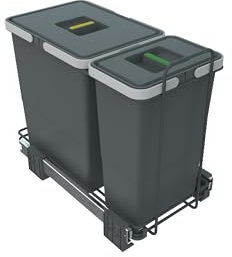 Elletipi PF01 34A1 Pattumiera Differenziata Estraibile per Base