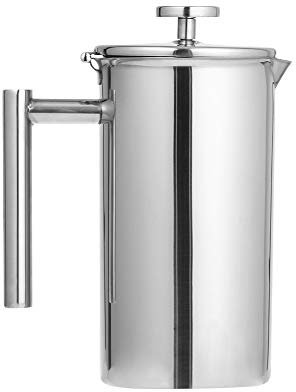 Caterado 199-902 Stratford Cafetière à Piston Inox 18/10 Argent