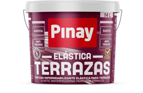 IMPERMEABILIZANTE TERRAZAS - Pintura impermeabilizante elástica a base de polímeros acrílicos y exenta de productos asfálticos. (4 L, ROJO TEJA)
