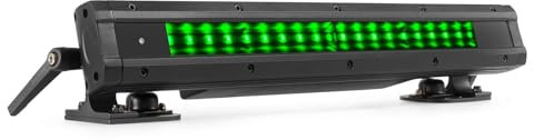 BeamZ Pro StarColor54 TOUR RGB-Wandfluter, IP65, LED Strahler Außen und Innen, 54 x 1 Watt LEDs, inkl. IR-Fernbedienung, DMX Licht, LED Flutlicht - Schwarz