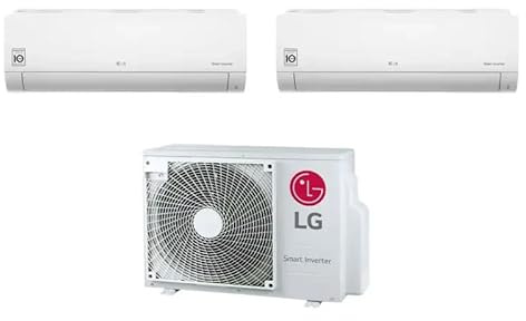 Climatizzatore LG Libero Smart wifi dual split 9000+12000 btu inverter con R32 MU2R17 in A++