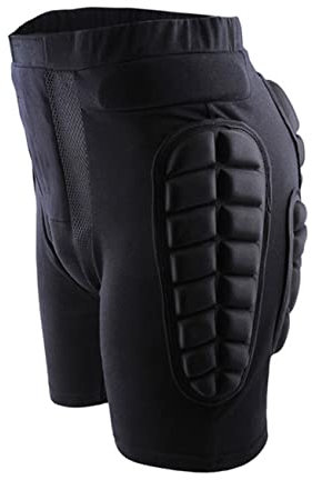 KOMBIUDA Schutzhose Snowboard Hockeyhose Aus Baumwollmischung Mit Eva Polstern Stoßdämpfend Elastisch Verstellbar Für Erwachsene Und Kinder Ski Skaten Mountainbike Schutz