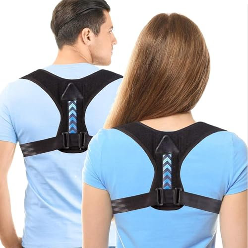 Seatek Rückengurt Haltungskorrektur, Rücken Schulter Geradehalter, Rückenstützgürtel Verstellbare Herren und Damen,Rückengurt Posture Corrector Gesunde Körperhaltung, Lindert Rückenschmerzen