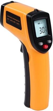 DewinLVD Infraröd termometer (inte för människor), temperaturmätare, laser digital för matlagning grillning, kontaktlös termometer -50 °C ~ 400 °C (-58°F~752°F) för frysar, värmesystem