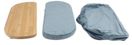 ARTOCT Panca da meditazione con cuscino staccabile, sgabello pieghevole da meditazione, per preghiera, panca da tè da pavimento (azzurro)