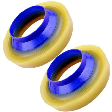 NUOBESTY 2pcs Toilet Flange Sealing Ring Replacement for Bowl Seals Leakproof Odorless Sturdy Easy to Fit