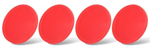 8 Piezas de Discos de Hockey de Aire para el Hogar Mangos de Portería de Repuesto de Hockey de Aire para el Hogar Empujadores Accesorios de Repuesto para Mesas de Airhockey (Grande (82 mm))