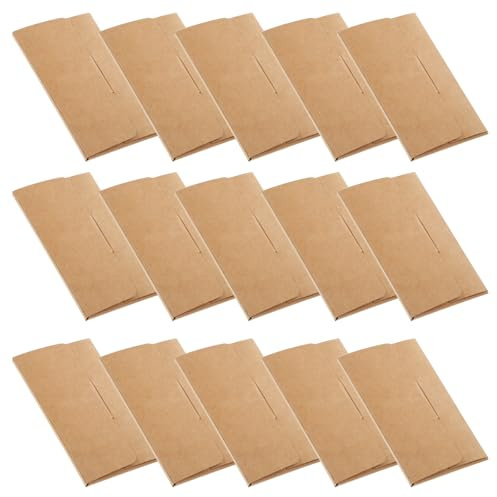Gatuida Caja Organizadora para Tarjetas de Visita Kraft 350g Tamaño 105X65X5 MM Estuche de Papel Reciclado para 30 Unidades Tarjetero Práctico para Oficina y Escritorio