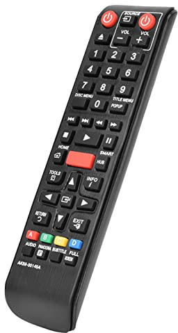 Hidyliu Telecomando Universale per Lettore DVD, Telecomando Sostitutivo Durevole, Design Multifunzionale per L'intrattenimento Domestico, Facile da Usare
