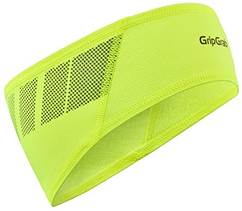 GripGrab Fahrrad Stirnband Unter Helm mit Winddichter Stirn Thermo Radsport Running Headband Atmungsaktiv Dünn Leicht