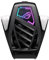 ASUS AeroActive Cooler X PRO, subwoofer Integrato, Design incentrato sul SoC, 2 Pulsanti fisici