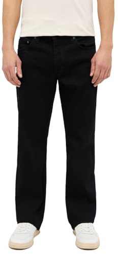MUSTANG Herr jeans Big Sur Regular Fit Jeans byxor denim stretch bomull svart blå denim svart denim blå w30-w40, Denim svart (4000-940), 32W x 30L
