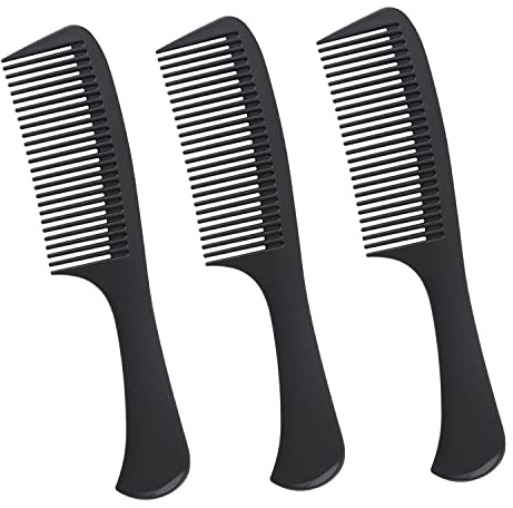 Wide Tooth Comb Large Hair Detangling Comb Styling Comb Hair Brush for Styling and Professional Hair Care, Suitable for Curly Long Wet Hair, Reduce Hair Loss and Dandruff&Headache (3 pcs)