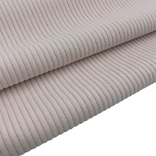 aufodara 2 Stück Cord Stoff 47x95cm Polsterstoff Quiltingstoffe Deko Stoff Stoffe zum Nähen DIY Artcraft Handarbeit Kissenbezüge Stoff (Hellrosa)