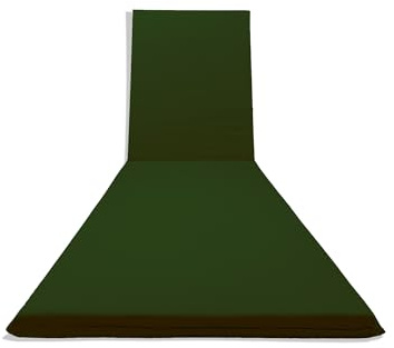 Il Tuo Artigiano Design Kissen fÙr Sonnenliege, wasserdicht und abnehmbar Matratze fÙr Sonnenliegen, 190 x 60 cm, Dicke 6 cm (GrÙn)