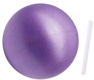 JISADER Palla Piccola per Pilates, Palla per Ginnastica Ritmica Palla per Bambini Palla per Yoga Palla per Equilibrio per Allenamento in Equilibrio Esercizio, Viola