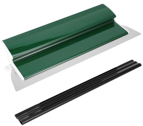 Drywall Skimming Blade - 40cm Professional Speed Skim Smoothing Spatula High Grade Durable Plastering Trowel Semi Flexible Finishing Trowel Wall Plastering Tools (Green)