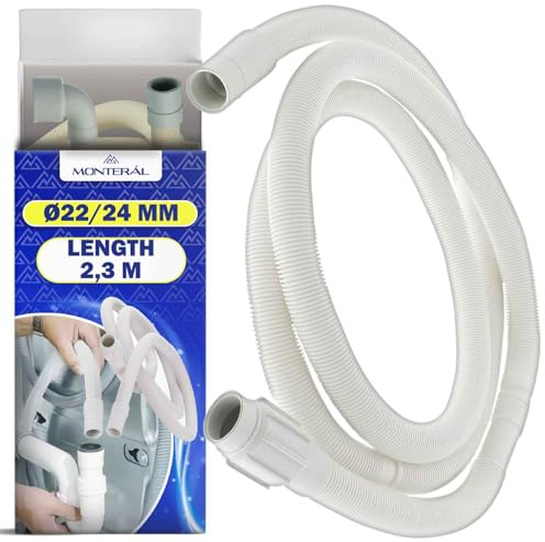Tuyau Vidange Lave Vaisselle 2,3 m Ø24/22 mm C00311031 pour Whirlpool | pour Bauknecht - Garantie de 10 Ans - MONTERAL