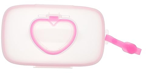 MOTHNUR Tragbare Feuchttücherbox aus Pp mit Deckel für Babyfeuchttücher Einfache Bedienung mit Einer Hand für Kinderwagen und Windeltaschen