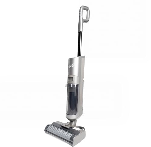 GuterWal KA17 Kabelloser Staubsauger 200 W 15000 Pa mit Nassreinigungsfunktion Luftfiltration und Sprachführung bis zu 35 Minuten Laufzeit Selbstreinigung Staubsauger für Tierhaare Hartböden Teppiche