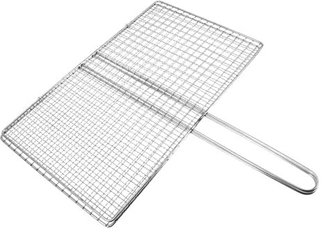 CANIGHT Cestino in Acciaio Inox per Grigliata di Pesce Rete per Barbecue in Metallo Strumento per Grigliare Pesce Adatto per Esterni Picnic E Campeggio