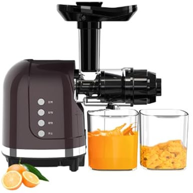 Cold Press Juicer Machines, Slow Masticating Juicer, BPA-Free Juicers, Extractor de Jugos y Vegetales, Large Feed Chute Juice Maker, 250W