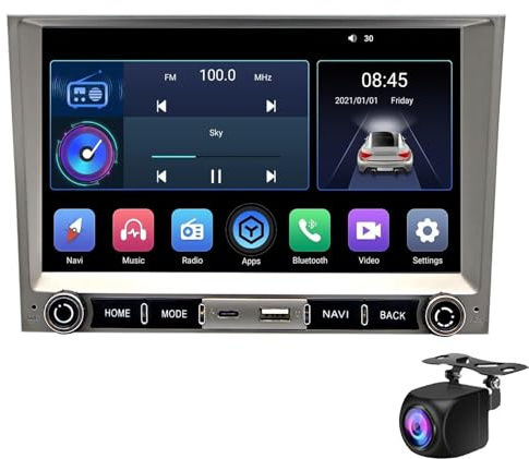 8 Android 14 Auto Carplay Car Stereo Para Por-sche 911 997 Ca-yman 987 2005-2008 Por-sche Box-ster 987 2005-2012 DAB Radio GPS Sat Nav Bluetooth Player Audio Video Player Mirror Link Reve(Size:M150S)