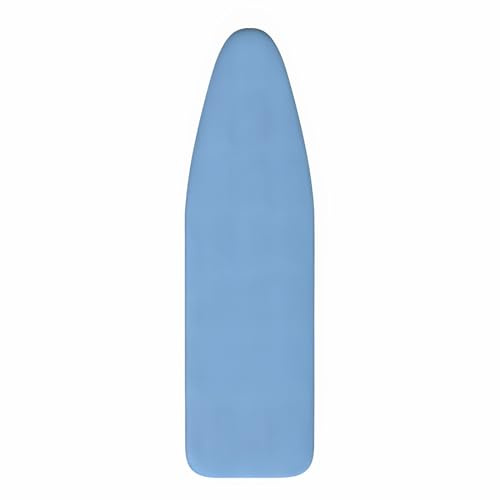 ZIHQRgE Copriasse da Stiro Imbottitura Extra Spesso Bordo Elastico Rivestimento in Argento Resistente alle Scottature, Coulisse di Serraggio(Bleu,51.1 L x 19.6 in W (130 x 50 cm))