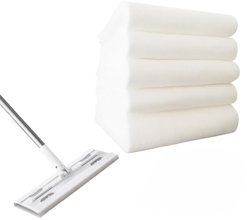BESCH – Gamuza Atrapa Polvo Desechable para Mopa – 35x40cm, 144pcs – Paños de Limpieza de Suelos – Rápido, Eficaz e Higiénico – Ideal para Hogares con Mascotas y Uso Diario