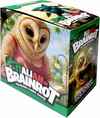 Generico Skifidol Brainrot Serie Gamma Anomalia Galattica, Gioco di Carte Collezionabili, Box Completo con 24 Bustine, 168 Carte Totali con Carte Speciali, Trading Card Game