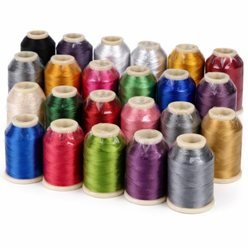 POSTEN 30 spolar, 600 g, Altinbasak, virkgarn, 9 000 m, 6 fack, 0,75 mm, Nr: 50 polyestervirkgarn, sytråd